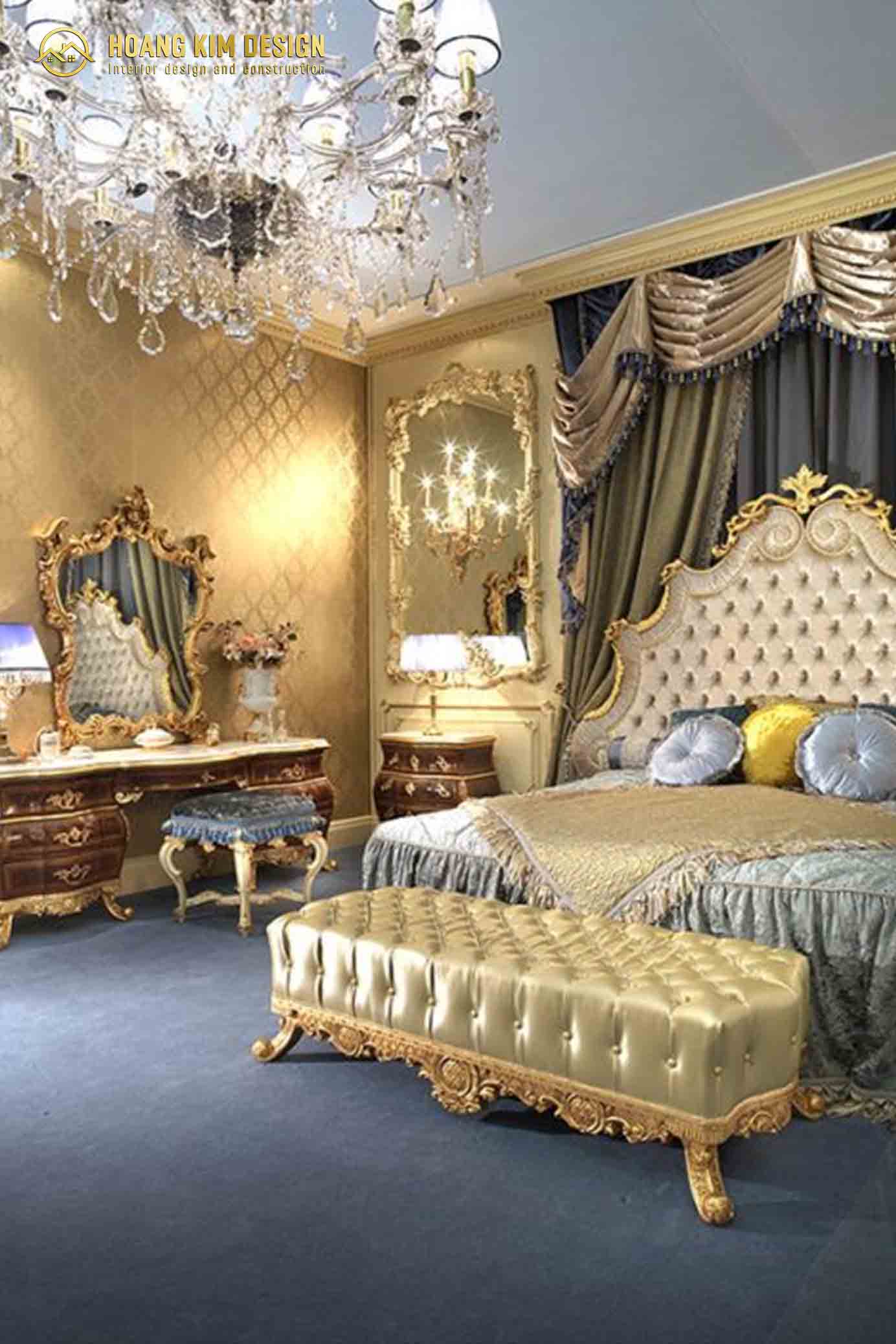 Thiết kế phòng ngủ phong cách cổ điển 