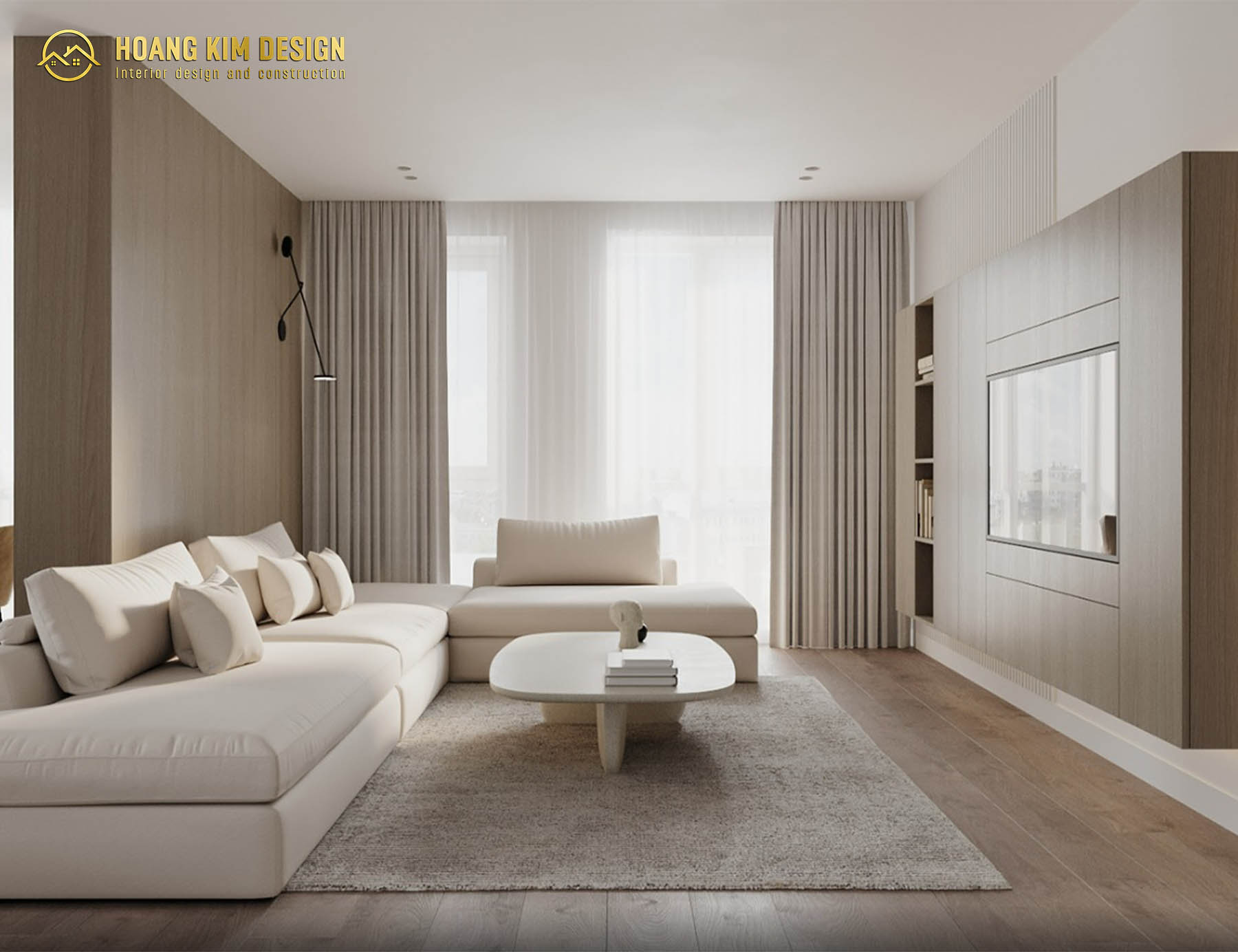 Ánh sáng là một trong những yếu tố quan trọng khi bố trí nội thất theo phong cách minimalism