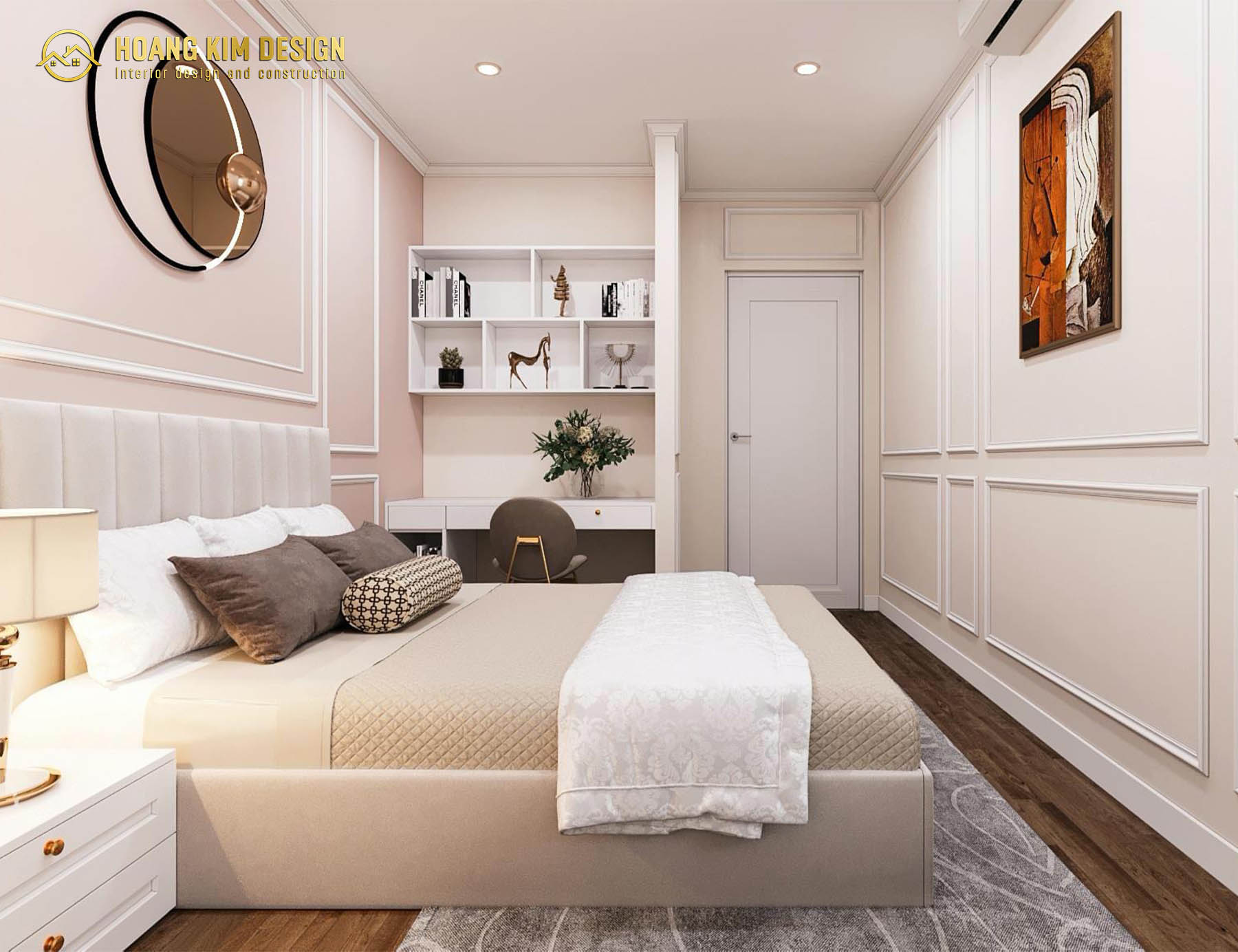 Nội thất phòng ngủ được thiết kế thông minh giúp tối ưu diện tích