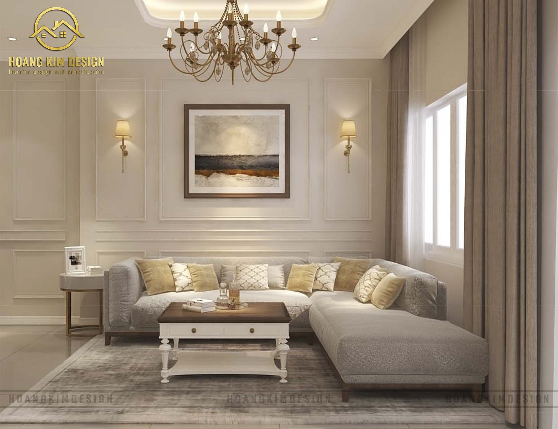 20 Mẫu nội thất phòng khách tân cổ điển cao cấp bậc nhất 2021